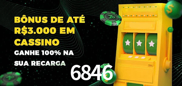 6846 melhor bônus de depósito