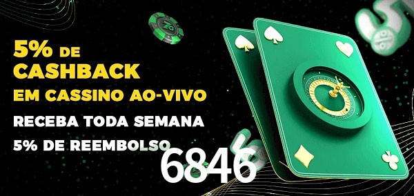 Promoções do cassino ao Vivo 6846